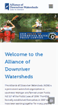 Mobile Screenshot of allianceofdownriverwatersheds.com