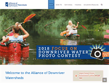Tablet Screenshot of allianceofdownriverwatersheds.com